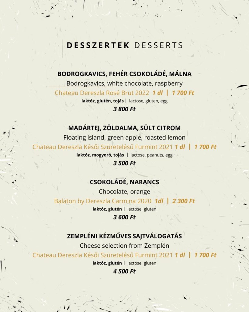 Desszertek | Desserts
